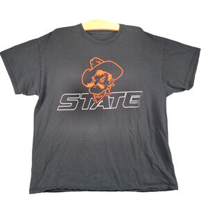 Oklahoma State University Men's T-Shirt L Short Sleeve Crew Neck Regular Fit